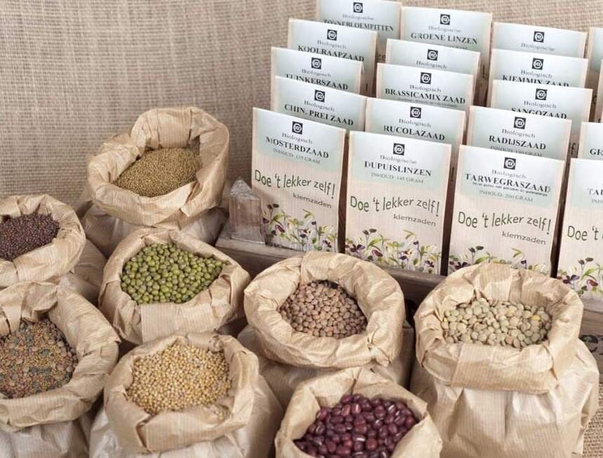 Kiemzaden aanbieding pueleschil