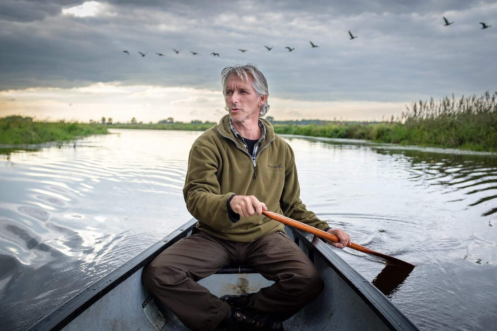 Tim Horneman in zijn kano