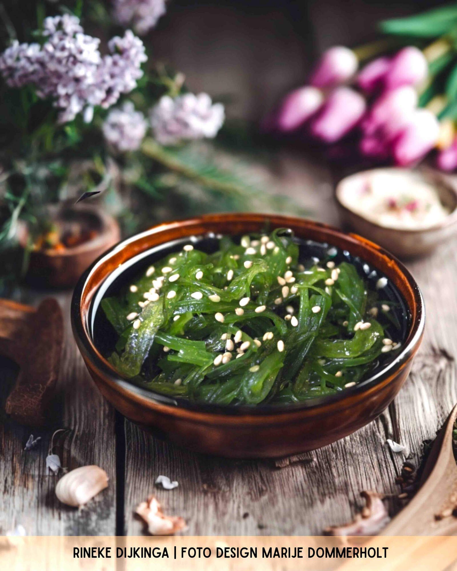 Zeewiervlokken salade