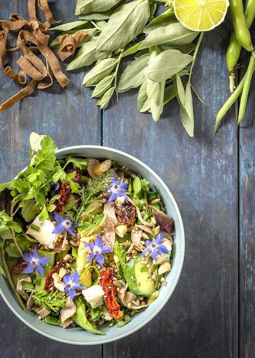 zomerse pasta bowl