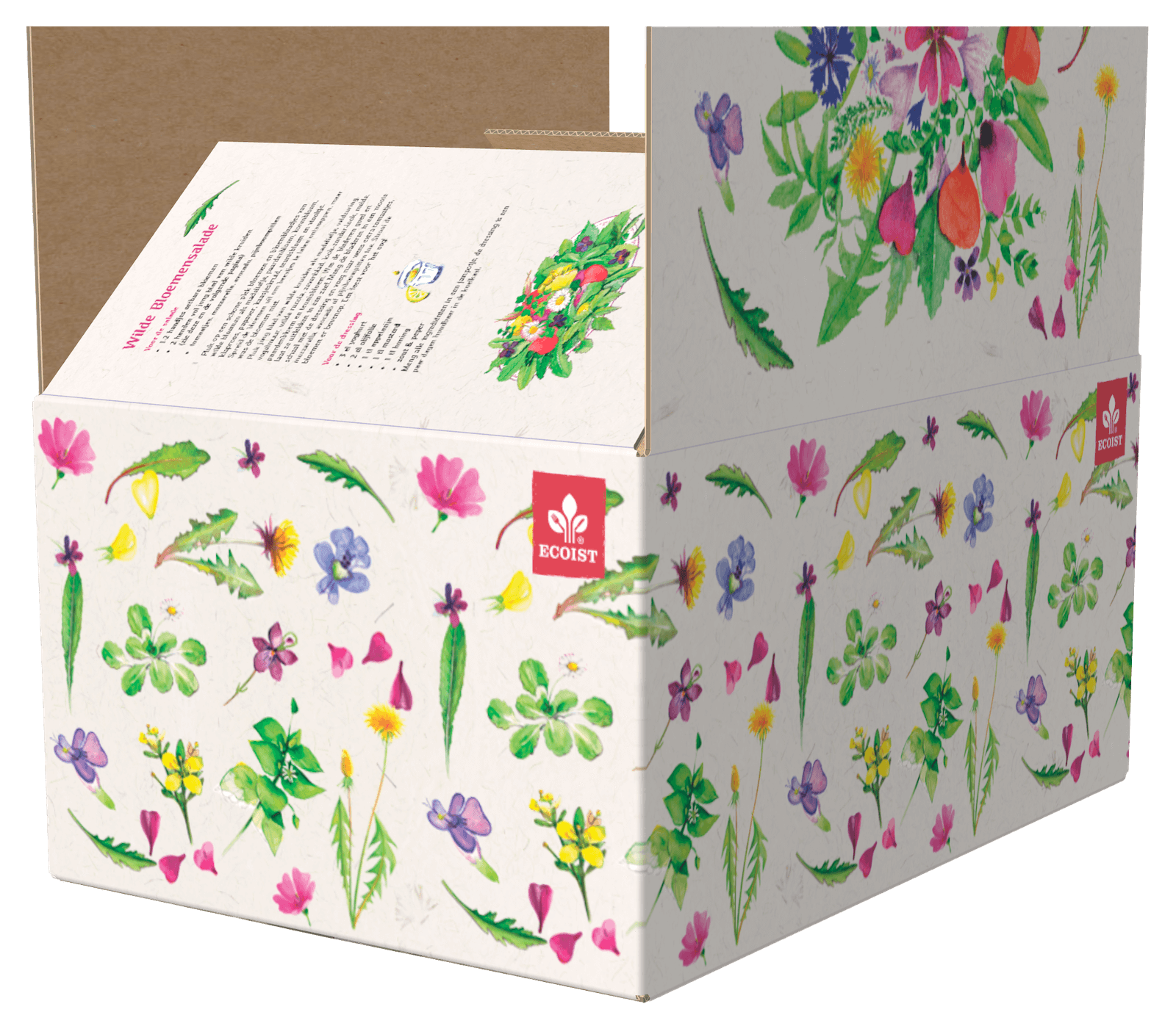 Luxe wilde salade geschenkdoos